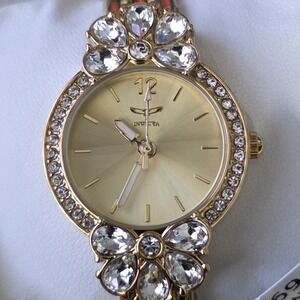NEW Invicta Wildflower Women's Watch - 30mm, Gold (69103) #0458
